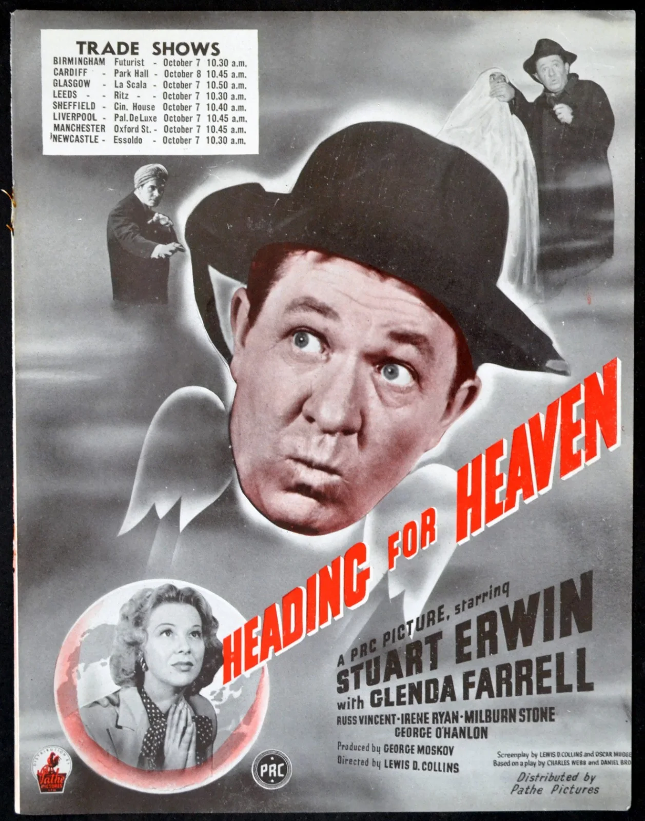 RAILROADED 1948 John Ireland, Sheila Ryan, Hugh Beaumont TRADE ADVERT, изображение 2