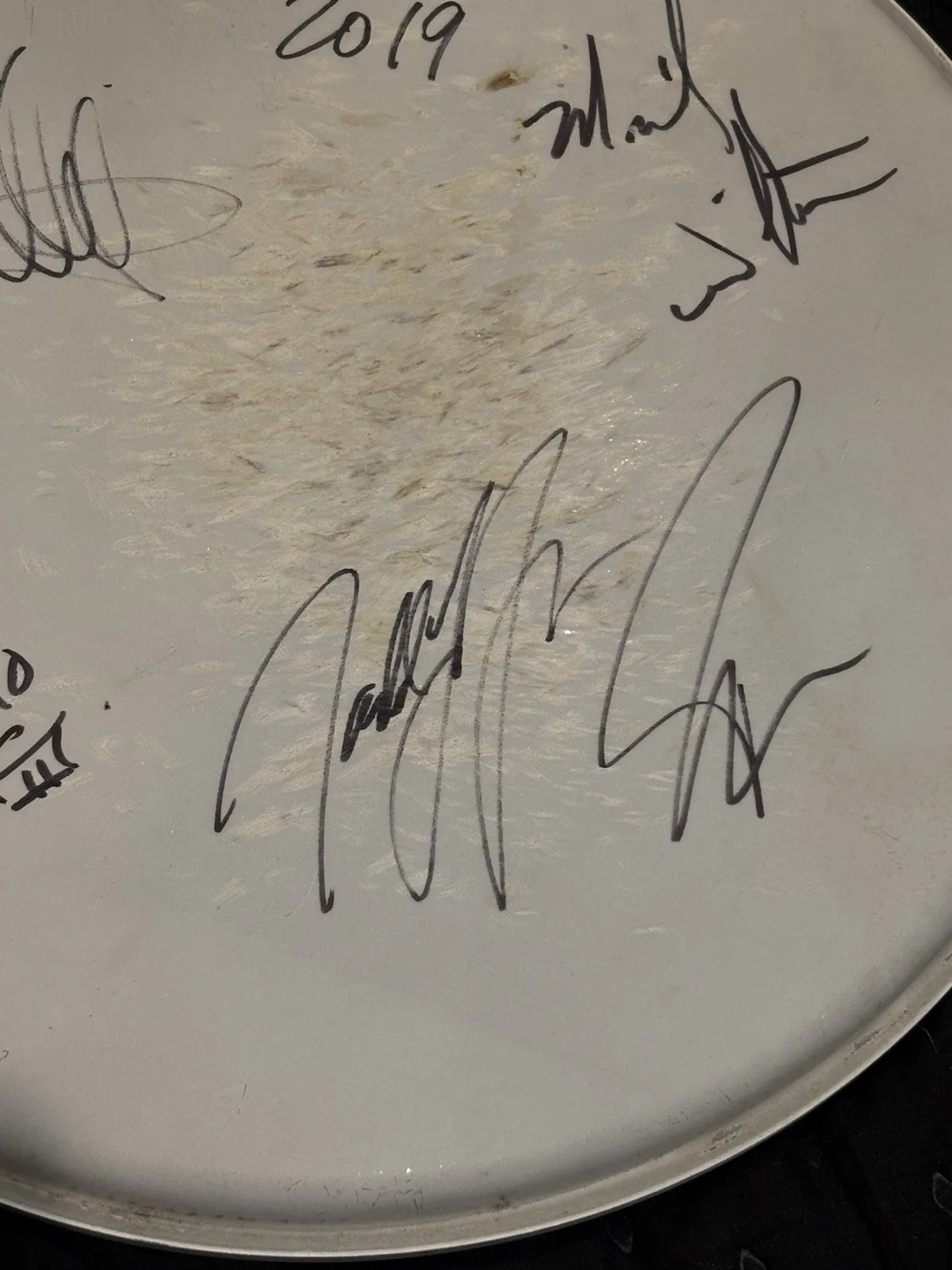 QUEENSRYCHE 2019 Signed / Autographed Drum Head, image 2