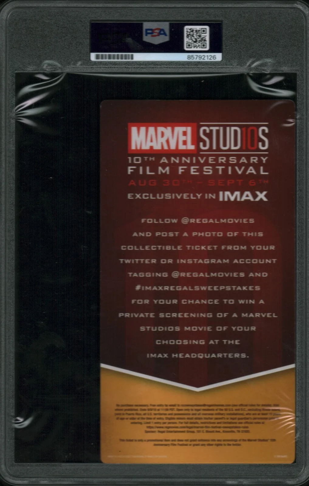 benedict cumberbatch — Benedict Cumberbatch Signed Autographed Doctor Strange Marvel Movie Ticket PSA, image 2