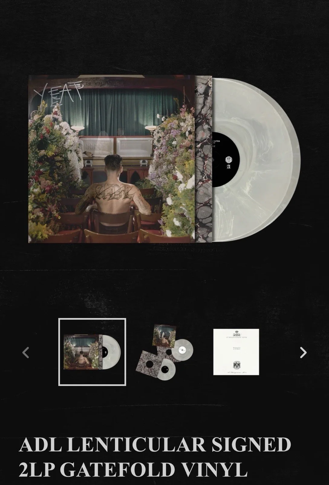 Yeat Limited edition A Dangerios Life signed lenticular vinyl, image 3