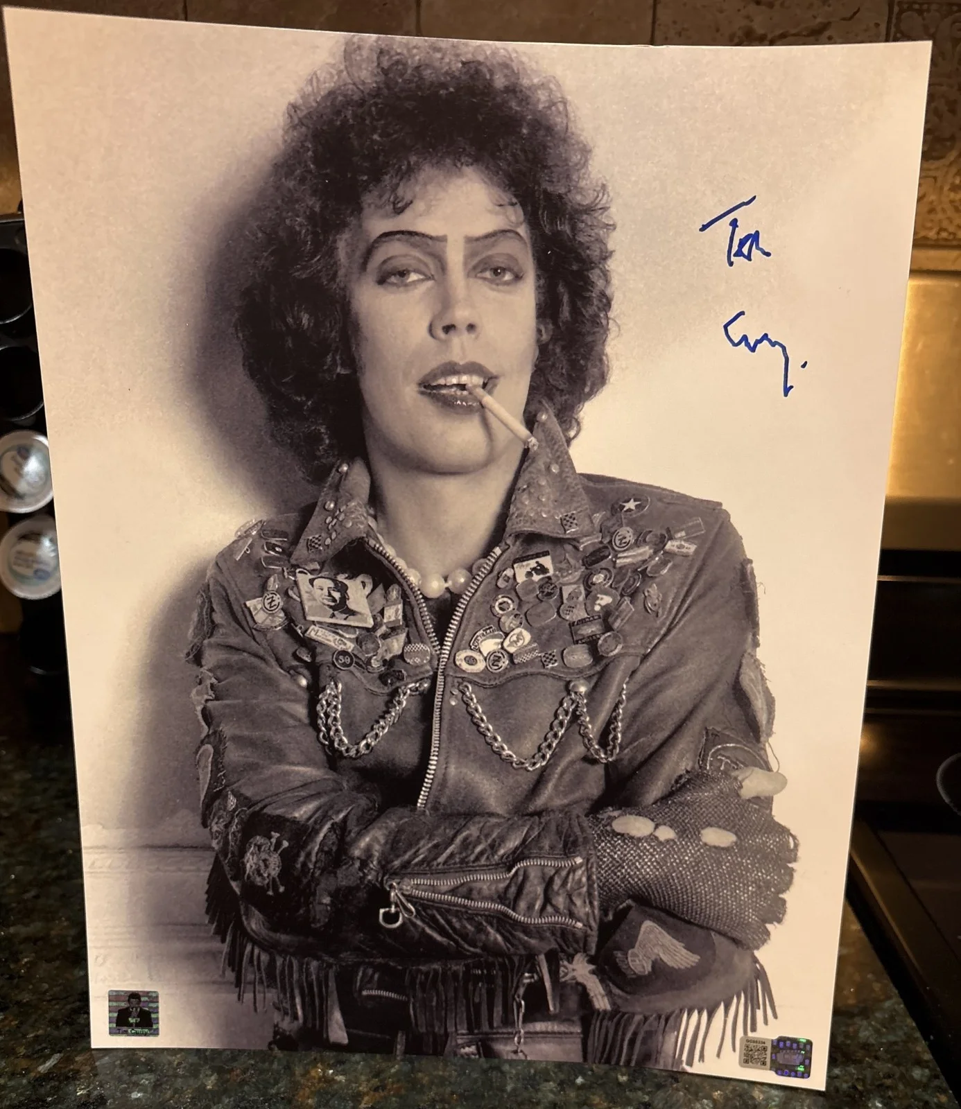 Tim Curry — Tim Curry Signed 11x14 photo Rocky Horror Picture Show OC COA