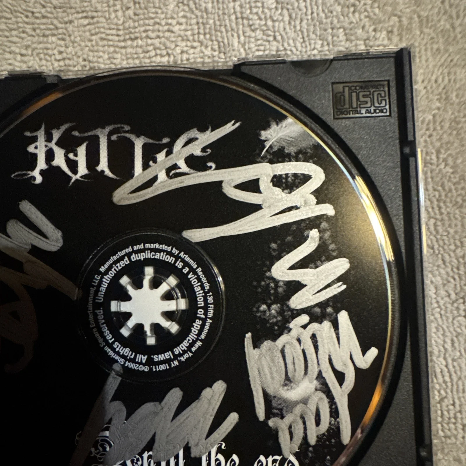 Kittie - Until The End - Autographed CD signed 2004 OOP super rare, image 3