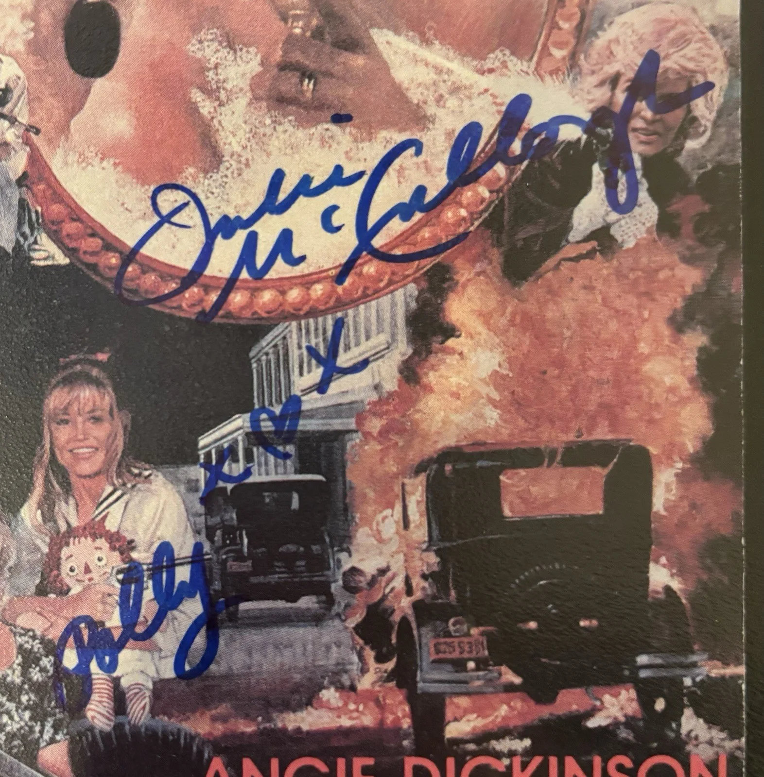 Julie McCullough — Julie McCullough Autographed/Signed VHS Tape Big Bad Mama II JSA COA Playboy, image 2