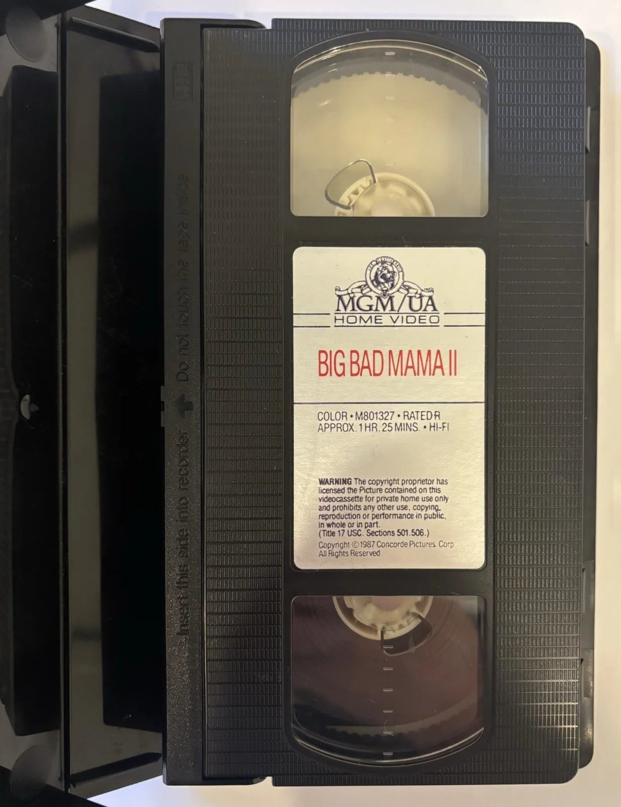 Julie McCullough — Julie McCullough Autographed/Signed VHS Tape Big Bad Mama II JSA COA Playboy, image 4