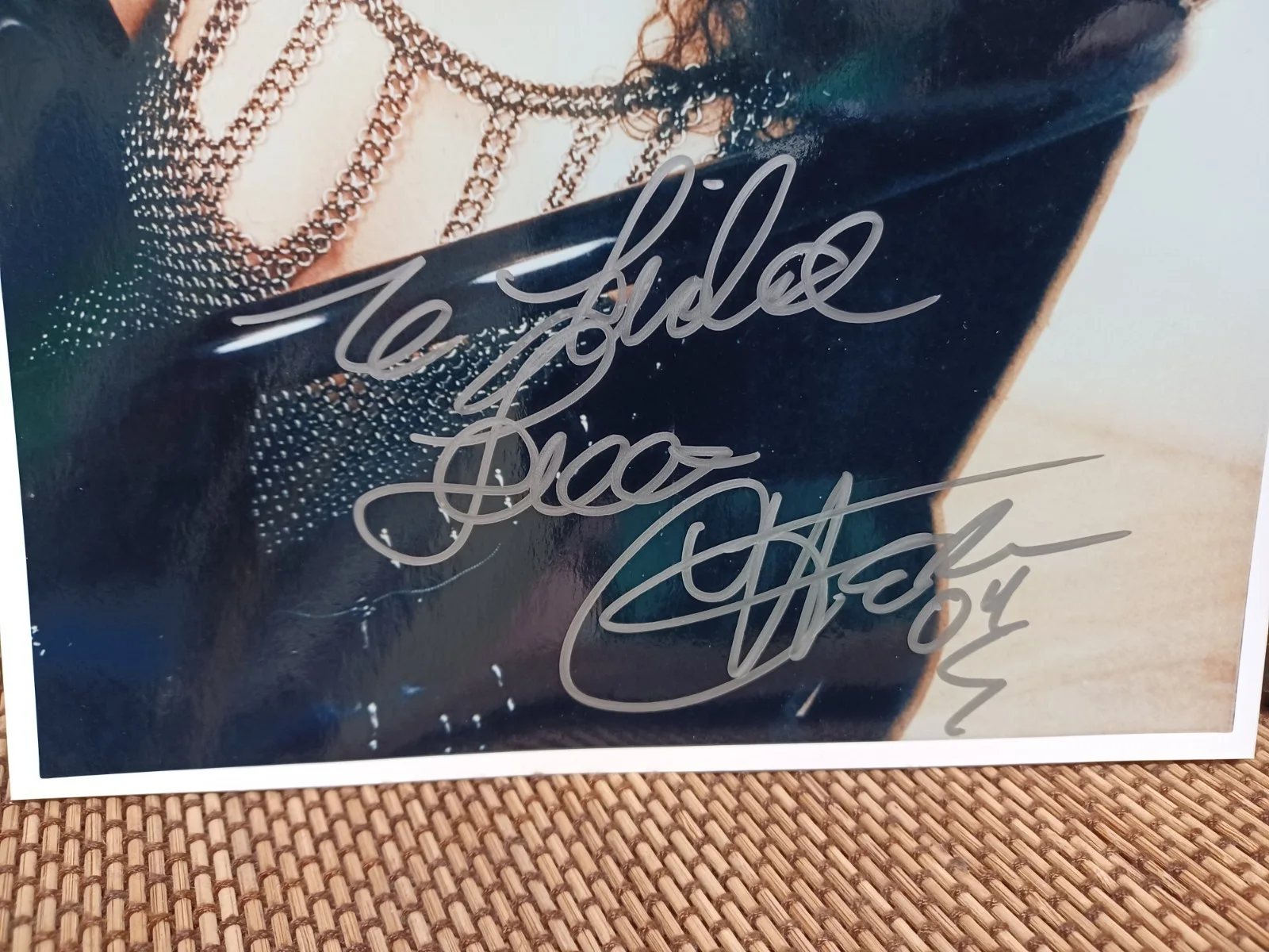 SEXY CHER AUTOGRAPHED COA Signed 8 × 10 Photo, image 3