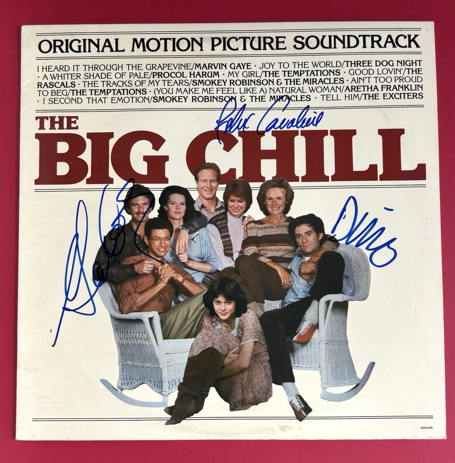 THE RASCALS Signed BIG CHILL Vinyl RECORD JSA COA Felix Cavaliere DANELLI Gene C, изображение 2