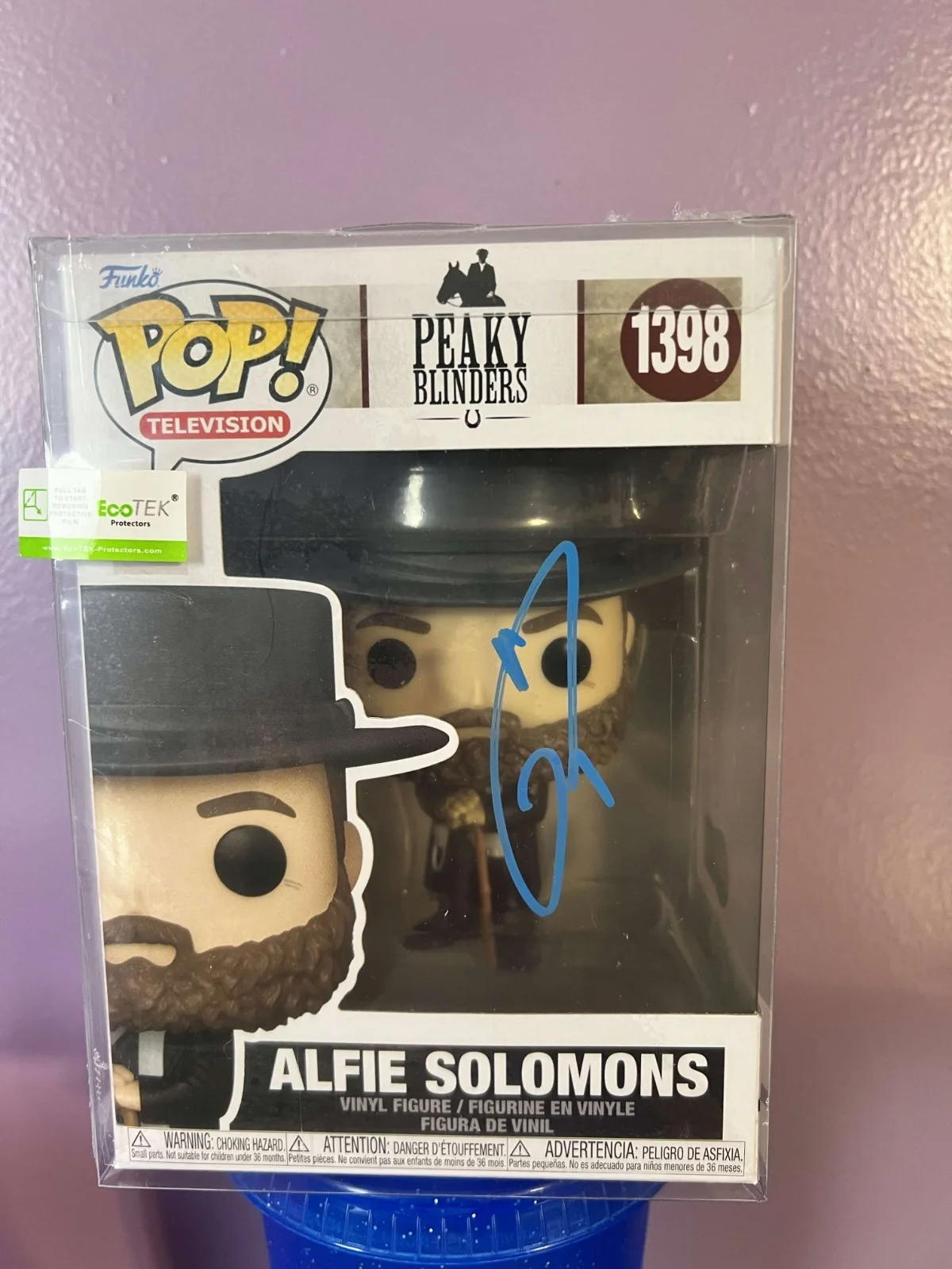 Tom Hardy — Tom Hardy Signed Autograph Peaky Blinders Funko Pop 1398 Beckett BAS