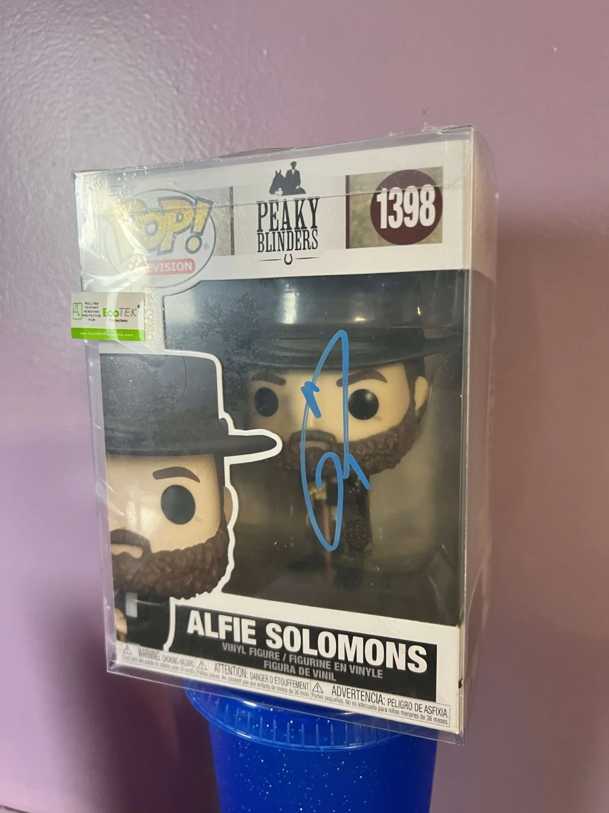 Tom Hardy — Tom Hardy Signed Autograph Peaky Blinders Funko Pop 1398 Beckett BAS, изображение 2