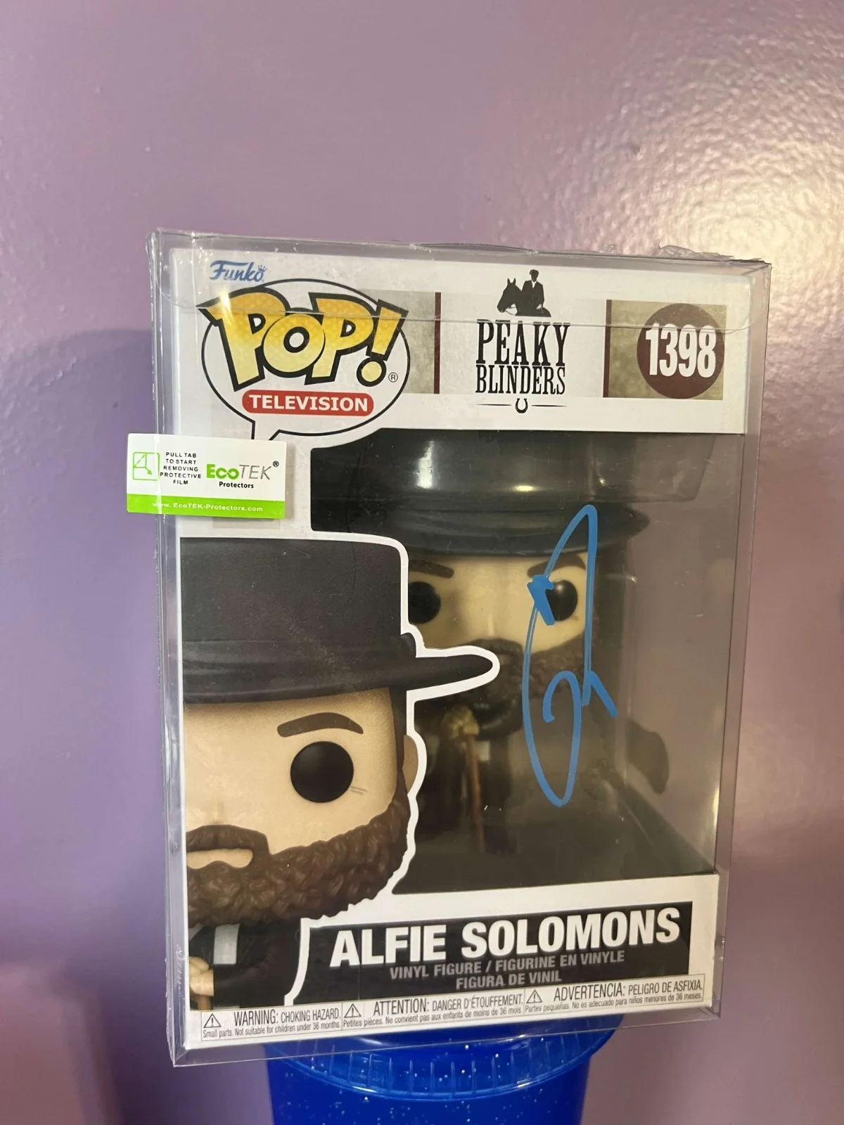 Tom Hardy — Tom Hardy Signed Autograph Peaky Blinders Funko Pop 1398 Beckett BAS, изображение 3