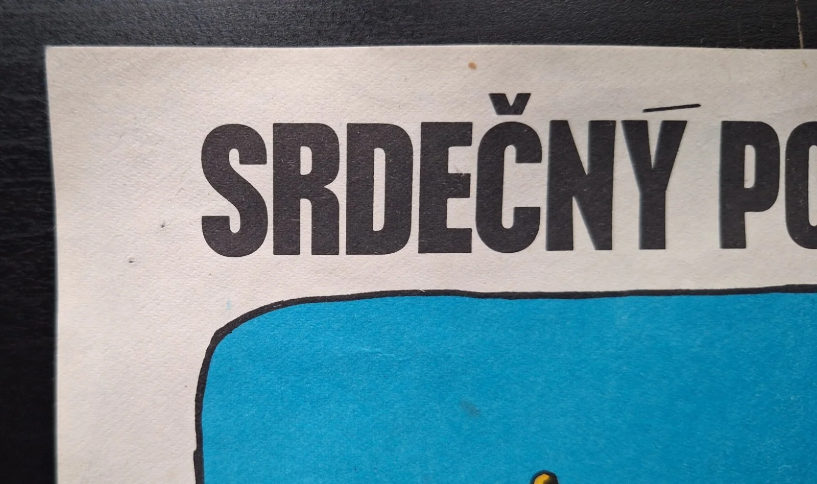 SRDECNY POZDRAV ZE ZEMEKOULE, ORIGINAL A3 CZECH MOVIE POSTER, VLADIMIR JIRANEK, изображение 3