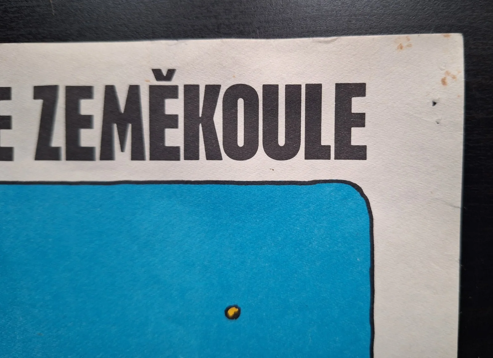 SRDECNY POZDRAV ZE ZEMEKOULE, ORIGINAL A3 CZECH MOVIE POSTER, VLADIMIR JIRANEK, изображение 4