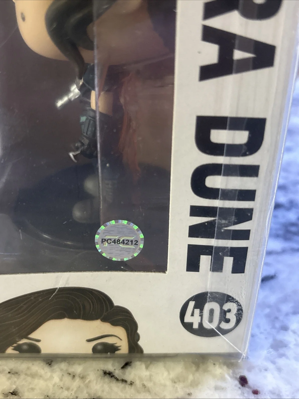 Gina Carano — Gina Carano signed Mandalorian Cara Dune Funko Pop! autograph ~ 403 Star Wars., image 3