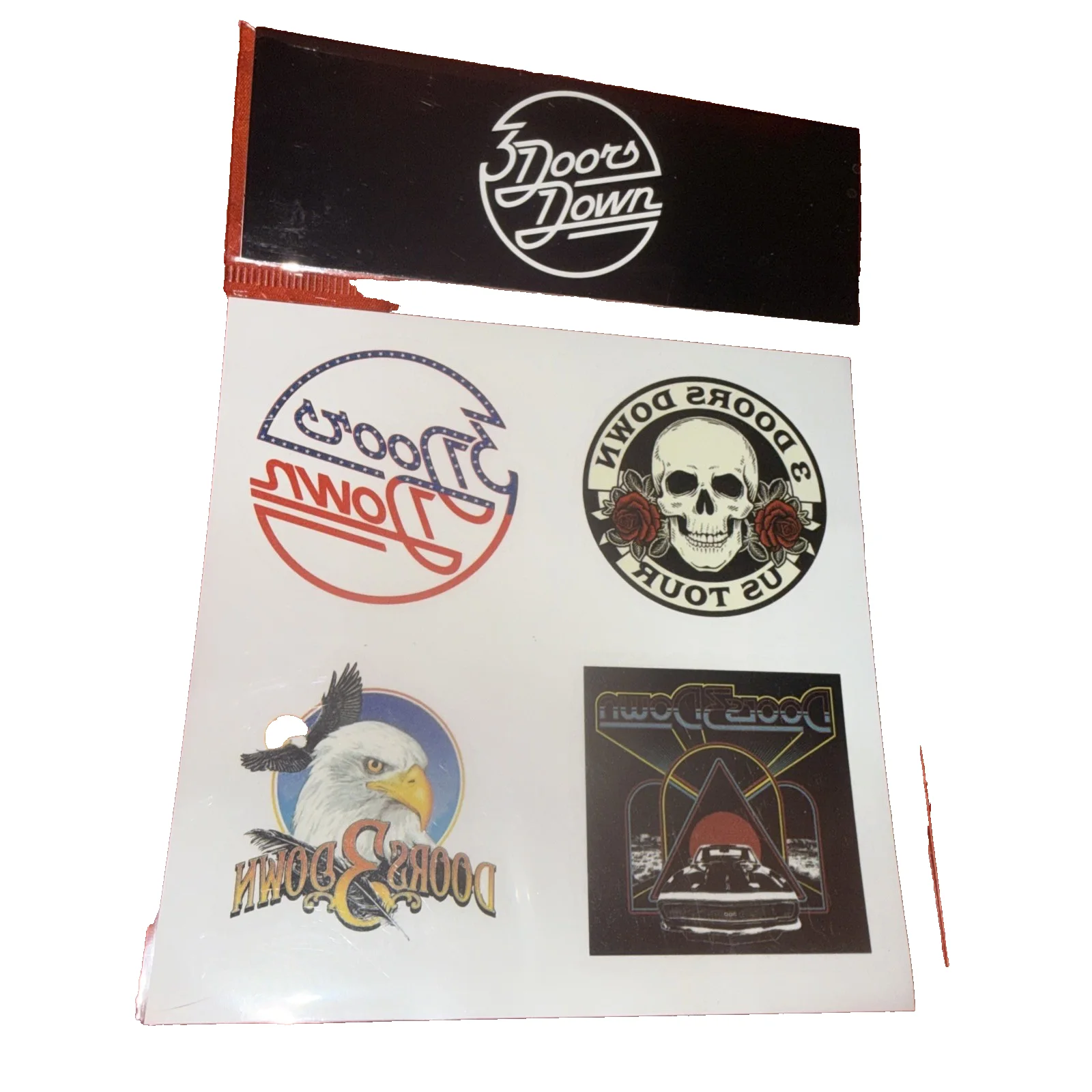 3 DOORS DOWN SIGNED POSTER MEET N GREET AUTOGRAPHED BY 4, image 2