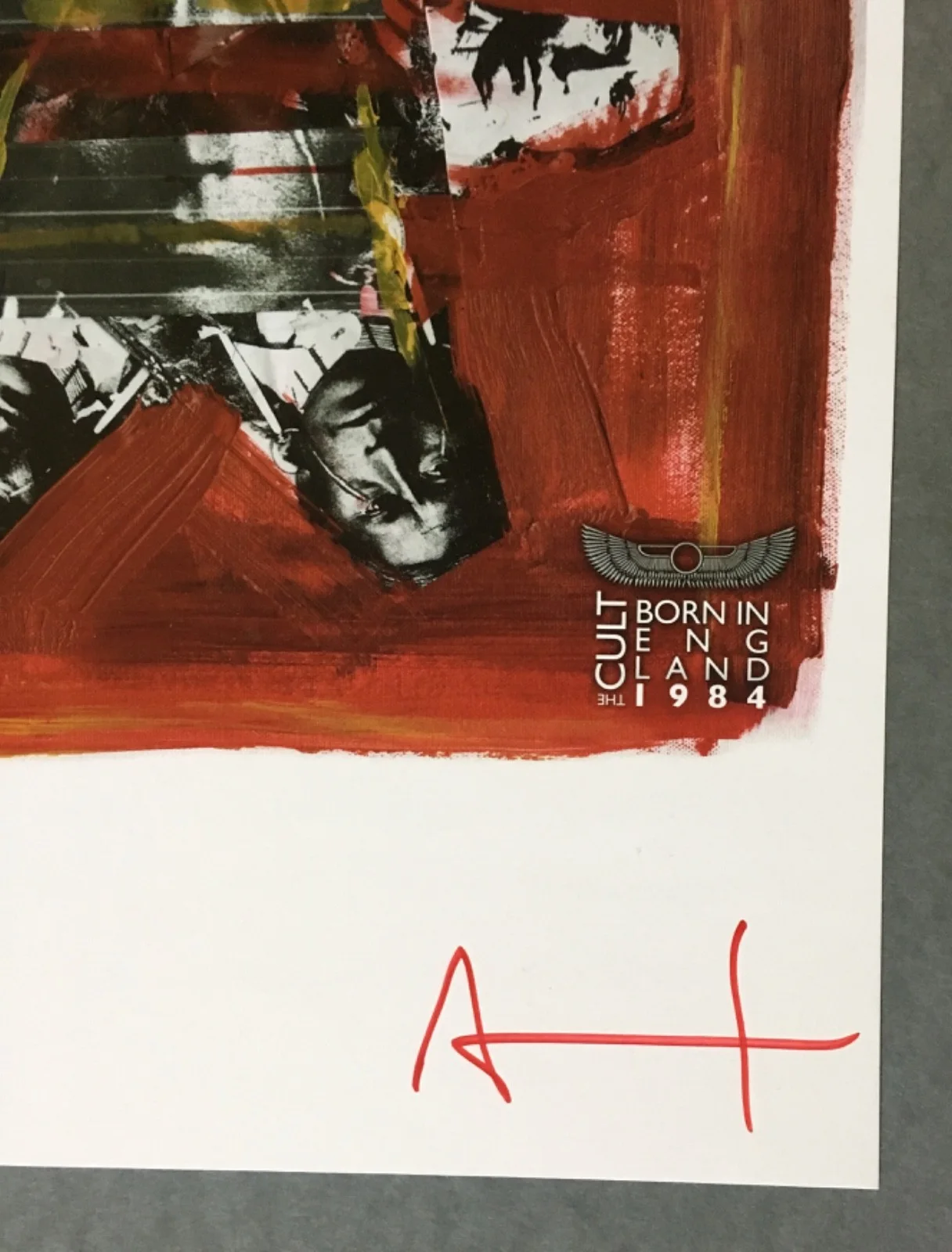 Rare THE CULT Love Live Poster - Signed by Ian Astbury - Official Tour Merch, изображение 2