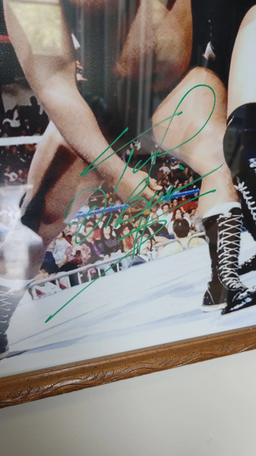 Ted DiBiase Autographed 16x20 Framed Photograph JSA CERTIFIED, image 2