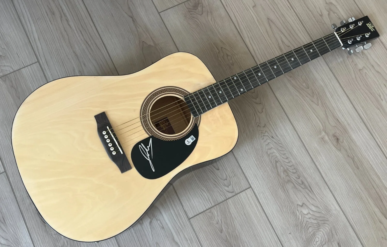 JOHNNY RZEZNIK SIGNED GOO GOO DOLLS ACOUSTIC GUITAR w/EXACT PROOF & BECKETT COA, изображение 2