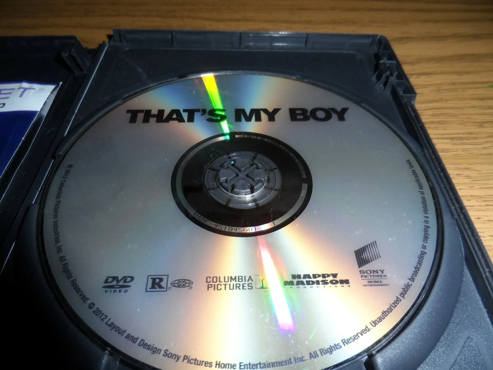 ADAM SANDLER — ADAM SANDLER AUTHENTIC AUTOGRAPHED/SIGNED THAT'S MY BOY DVD COVER, image 3