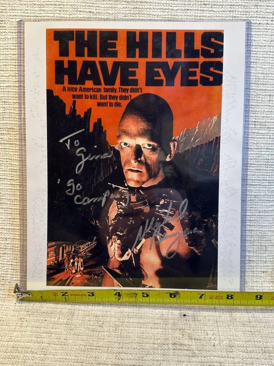 The Hills Have Eyes Signed Photo Michael Berryman Auto 039/2 466, изображение 3