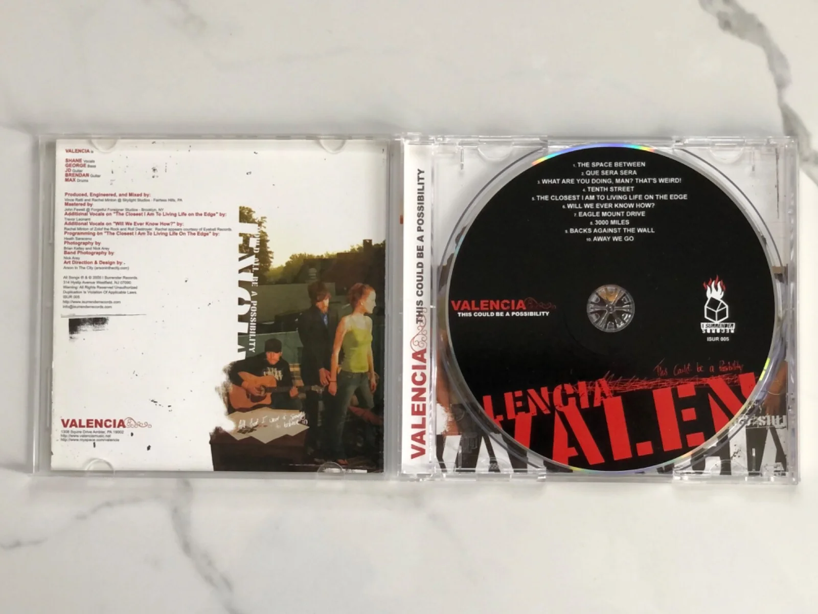 Signed / Autographed Valencia This Could Be A Possibility Booklet + CD Rock Emo, image 3