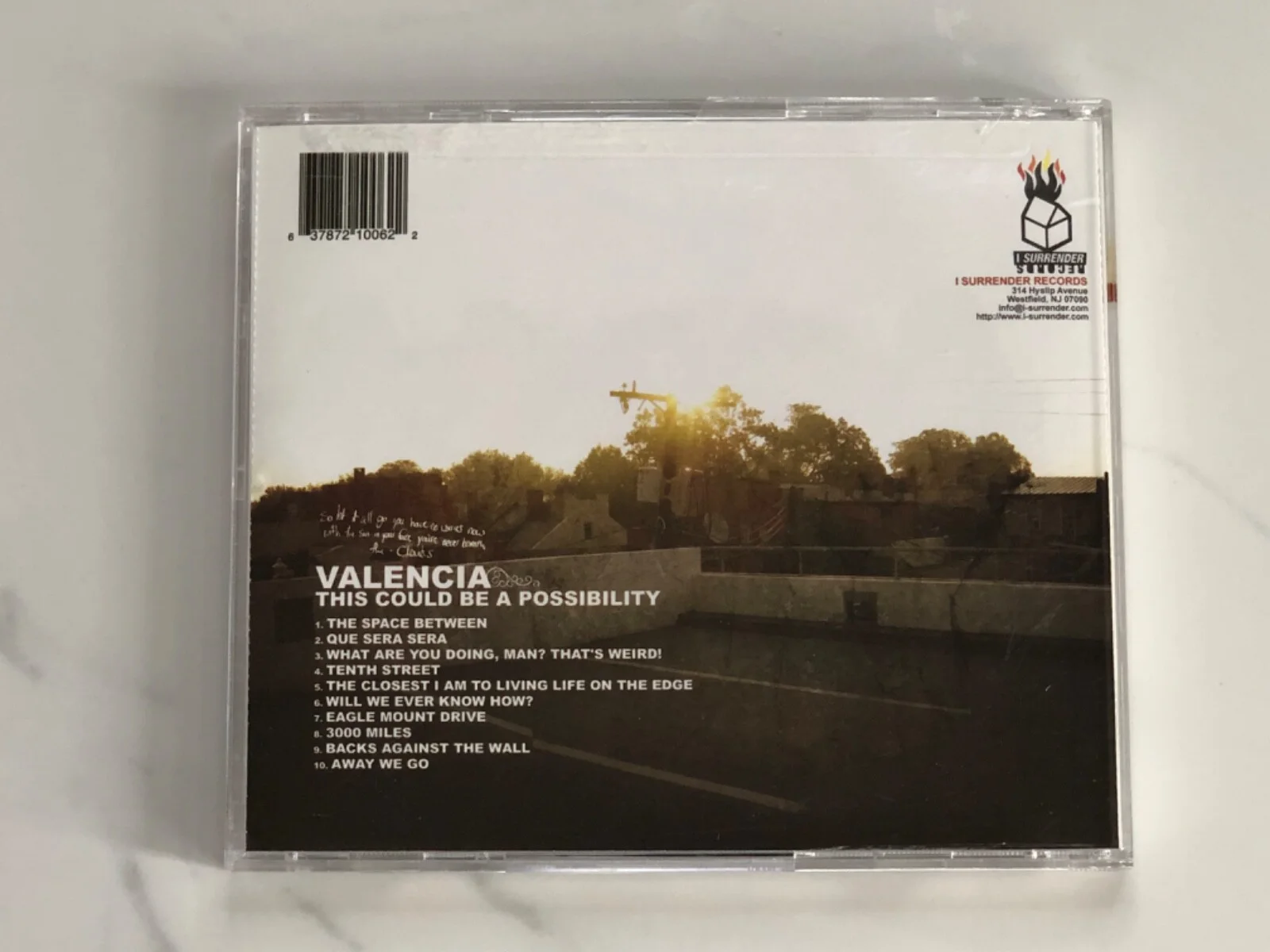 Signed / Autographed Valencia This Could Be A Possibility Booklet + CD Rock Emo, image 4