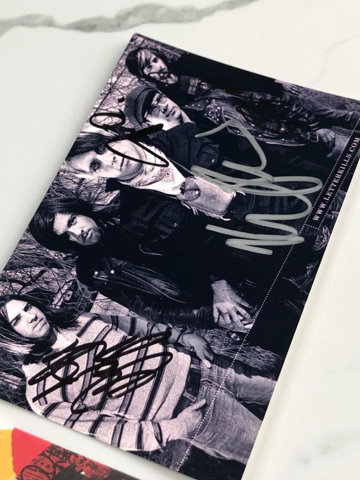 RARE Signed / Autographed Letter Kills “Letter Kills EP” Band Photo + Signed CD, изображение 2