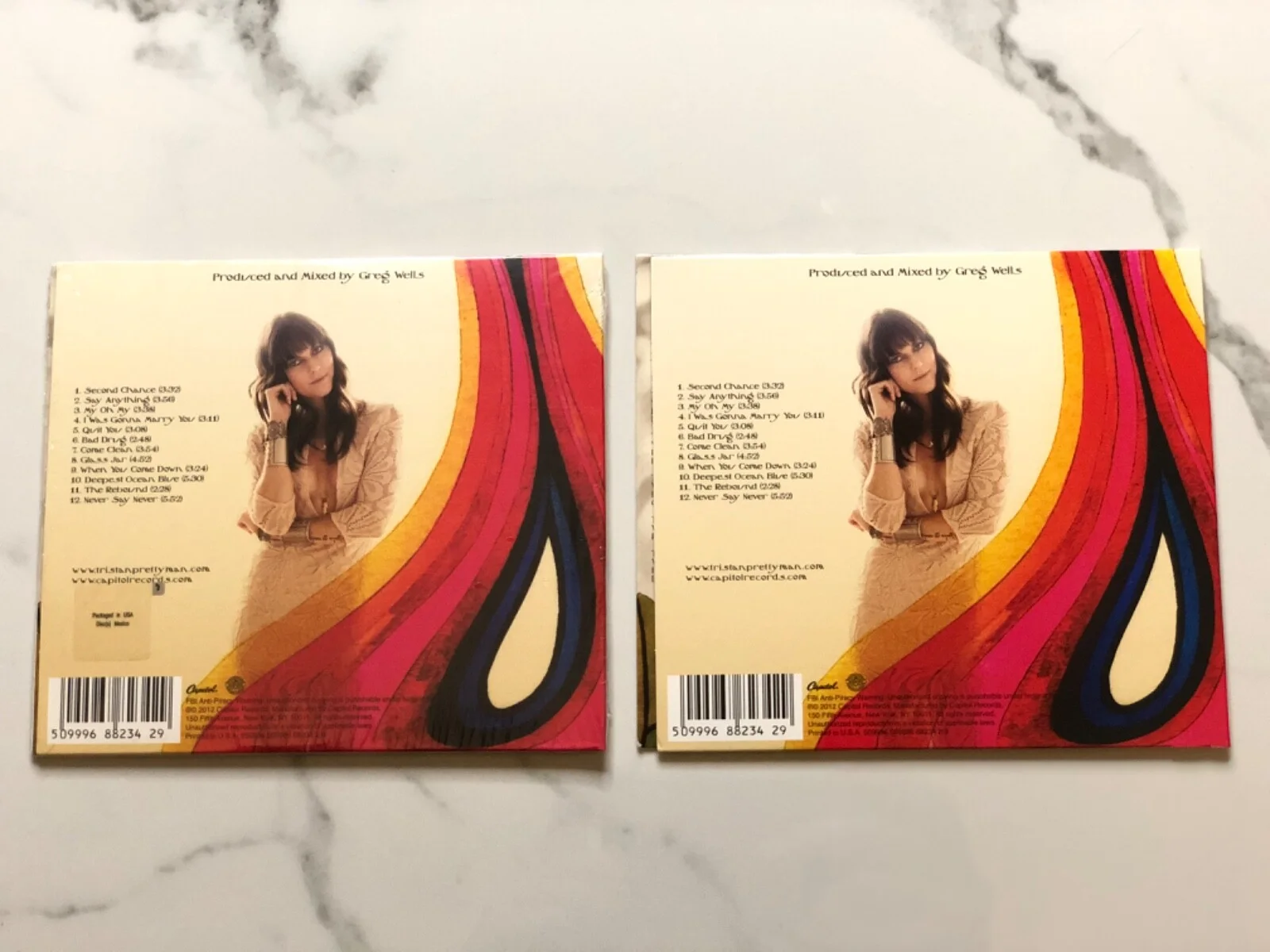 Signed / Autographed Tristan Prettyman “Cedar + Gold” CD Case + Open CD Indie, image 2