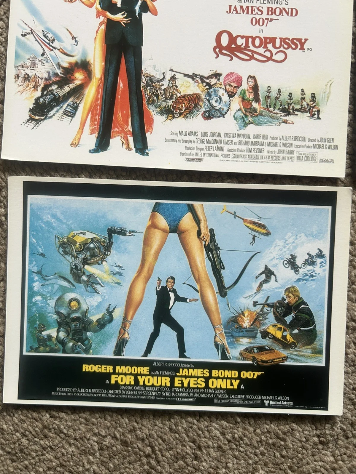 A set of 20 James Bond Movie Postcards. Complete set Series 2, image 2