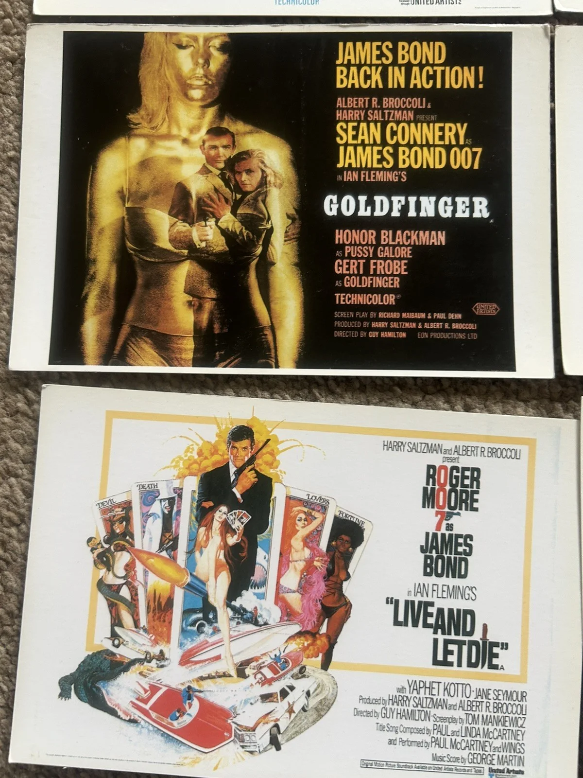 A set of 20 James Bond Movie Postcards. Complete set Series 2, image 5