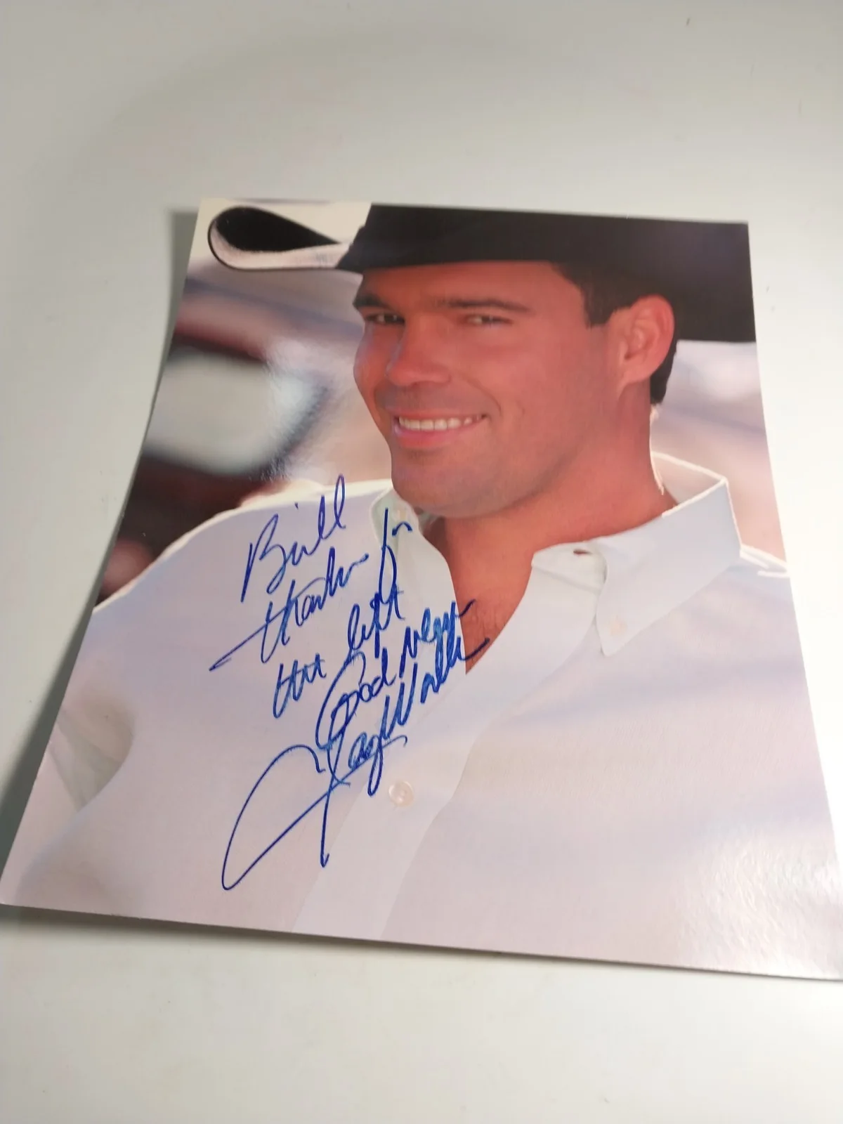 Clay Walker Country Music Star Hand Signed Picture Fan Club Photo 8” x 10”, изображение 2