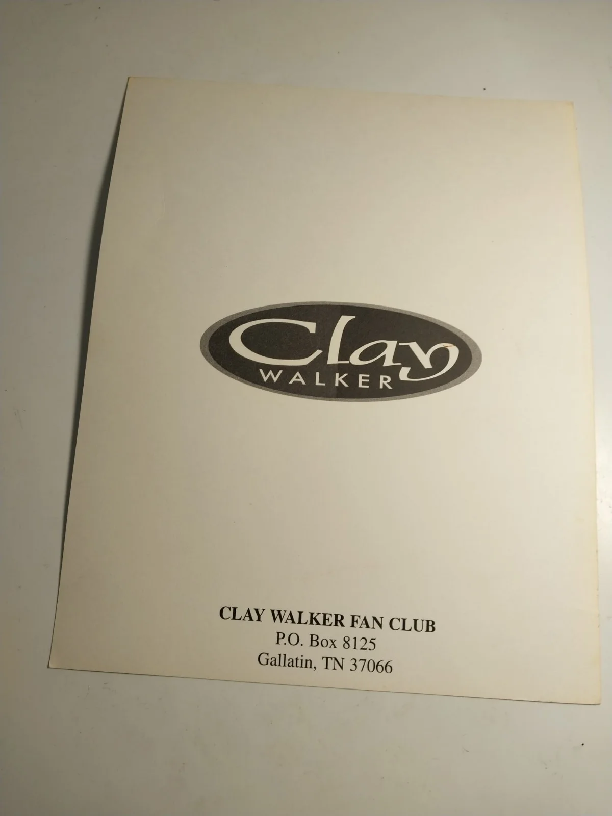 Clay Walker Country Music Star Hand Signed Picture Fan Club Photo 8” x 10”, изображение 4