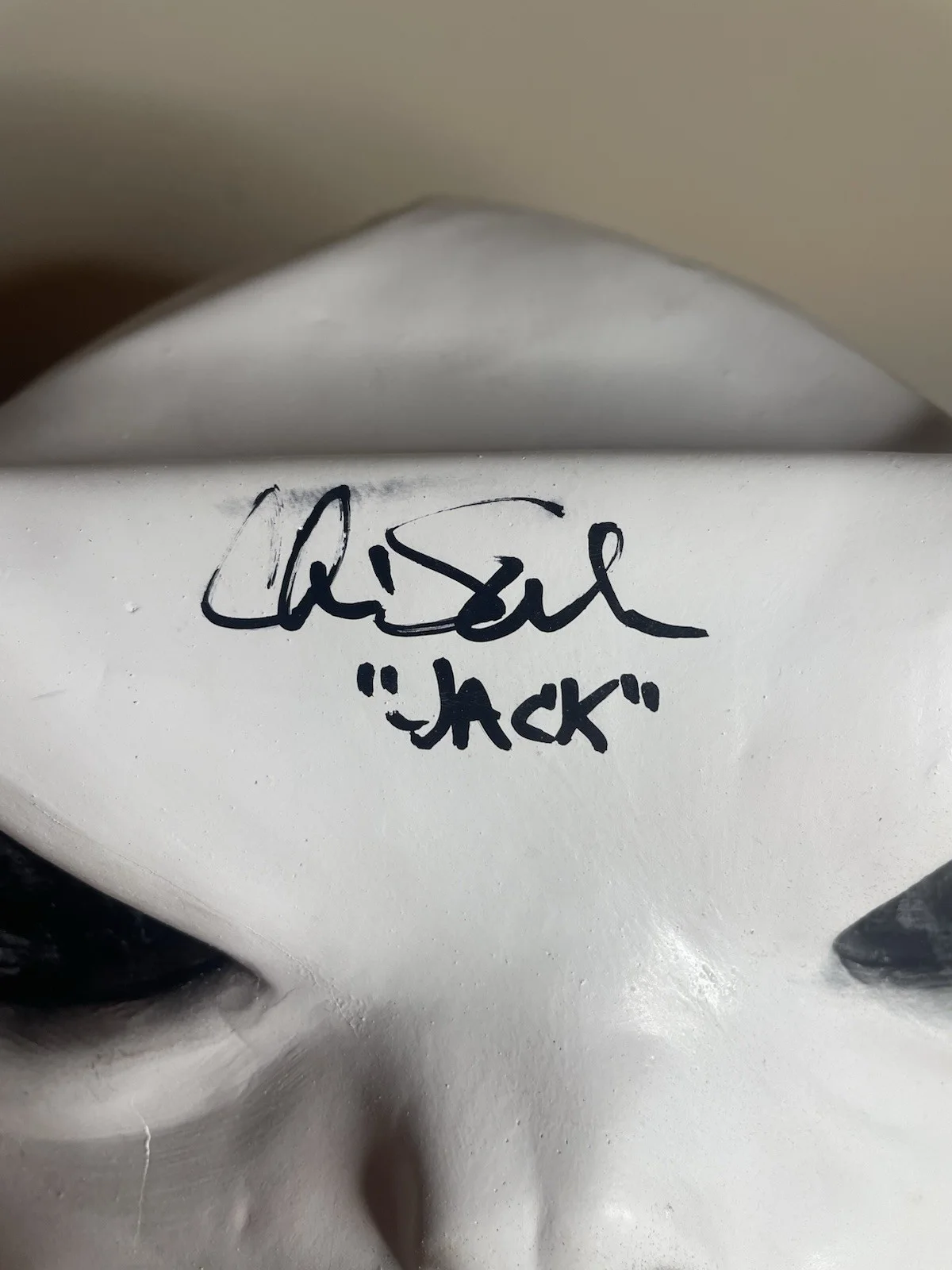 Chris Saradon — Chris Sarandon Signed Jack Skellington Mask The Nightmare Before Christmas COA, image 2