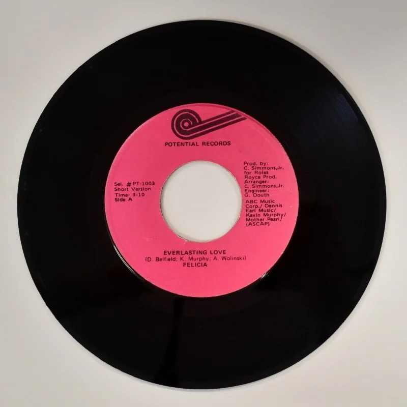 Felicia - Everlasting Love (Long Version) / ST (Short Version) [7-inch], image 2