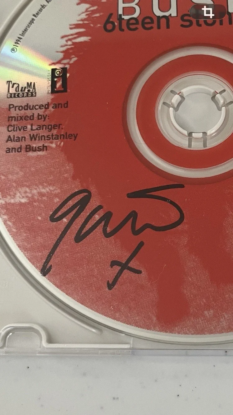 BUSH/ GAVIN ROSSDALE SIGNED/AUTOGRAPHED CD WITH COA, image 2