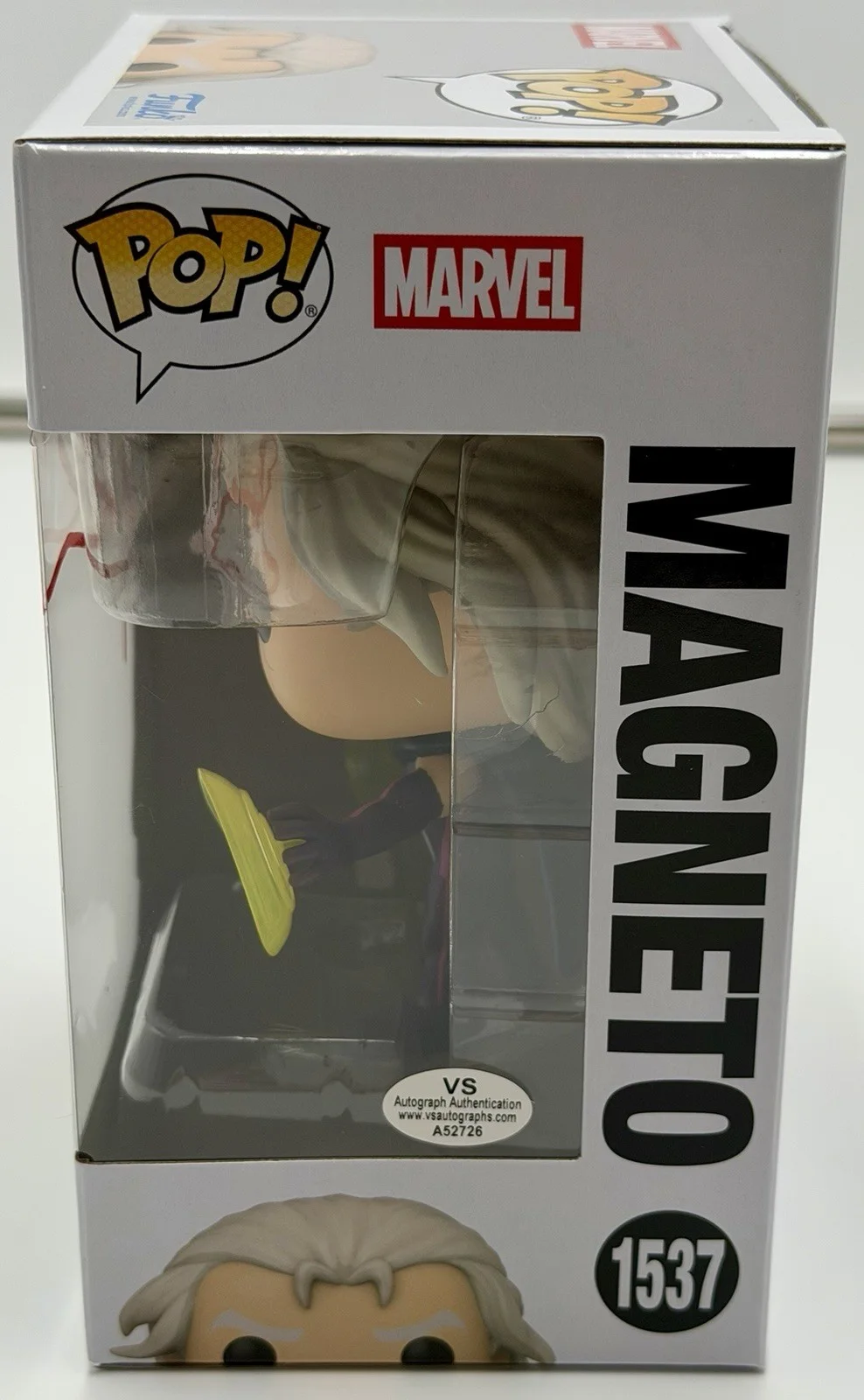 Jason Lee — Jason Lee Signed X-MEN ‘97 Funko Pop Magneto Marvel #1537 VSA COA w/protector🔥, изображение 3