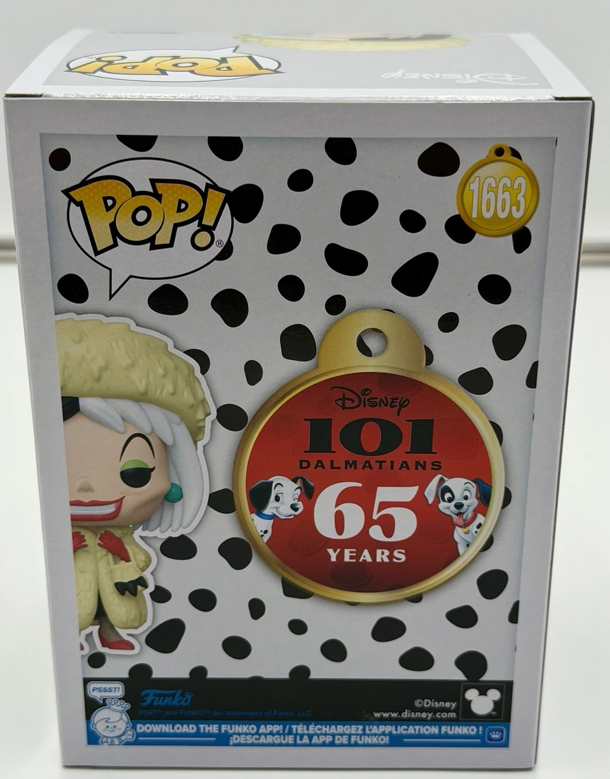 Michelle Gomez — Michelle Gomez Signed Funko Pop 101 Dalmatians Cruella DeVil VSA COA w/protector, image 4