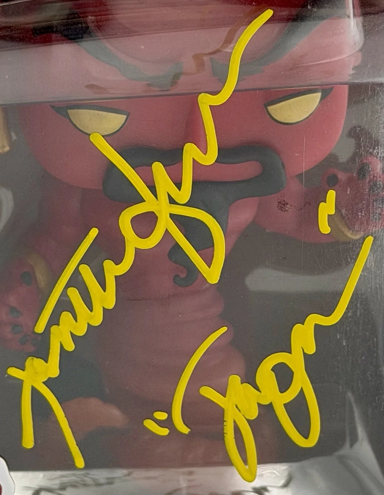 Jonathan Freeman — Jonathan Freeman Signed Red Jafar Funko Pop Aladdin #356 GSC COA w/protector, image 2