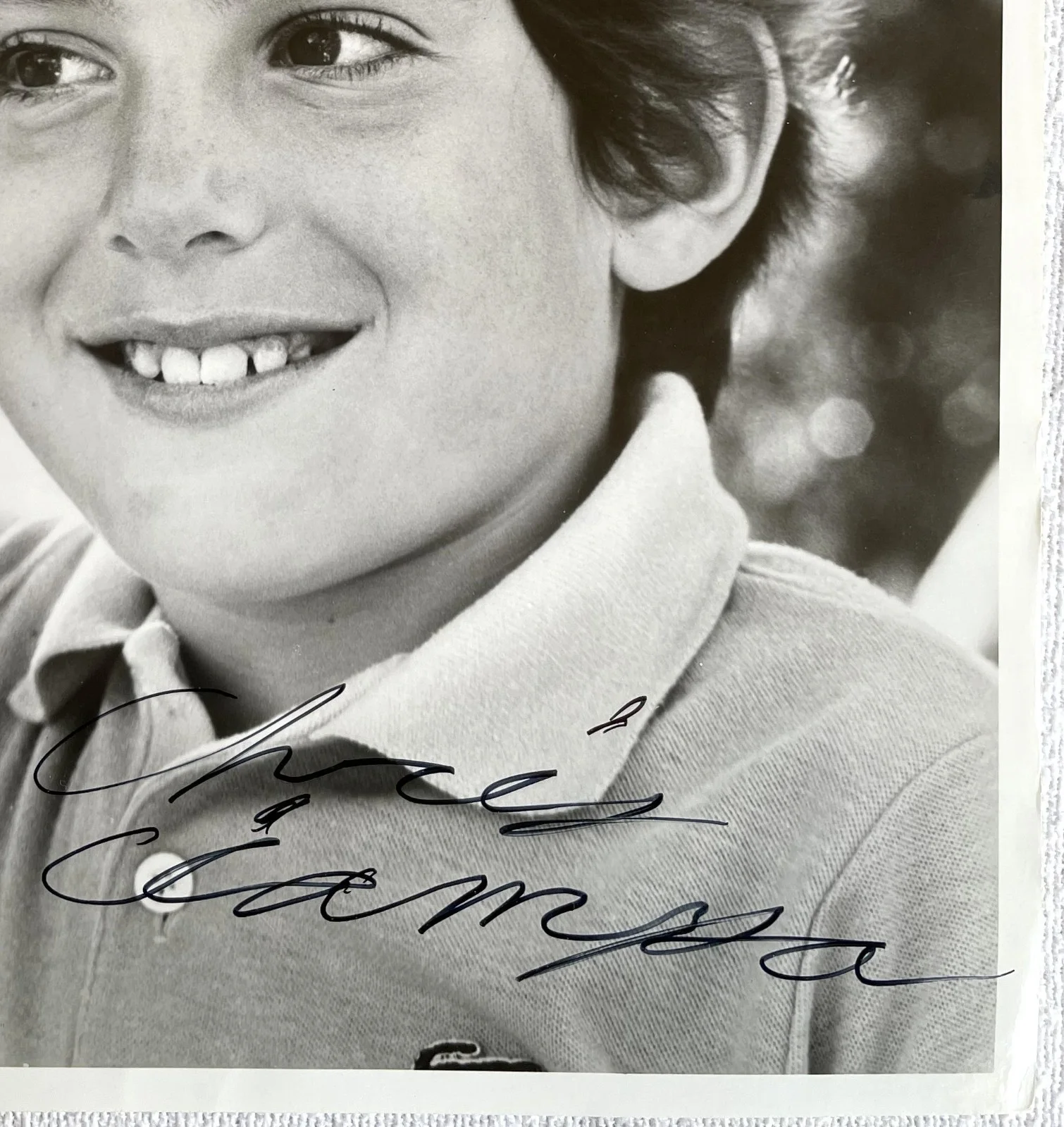 Chris Ciampa — Chris Ciampa (1968-2024) - 1970's and 80's child actor - Autographed 1977 Photo, изображение 2