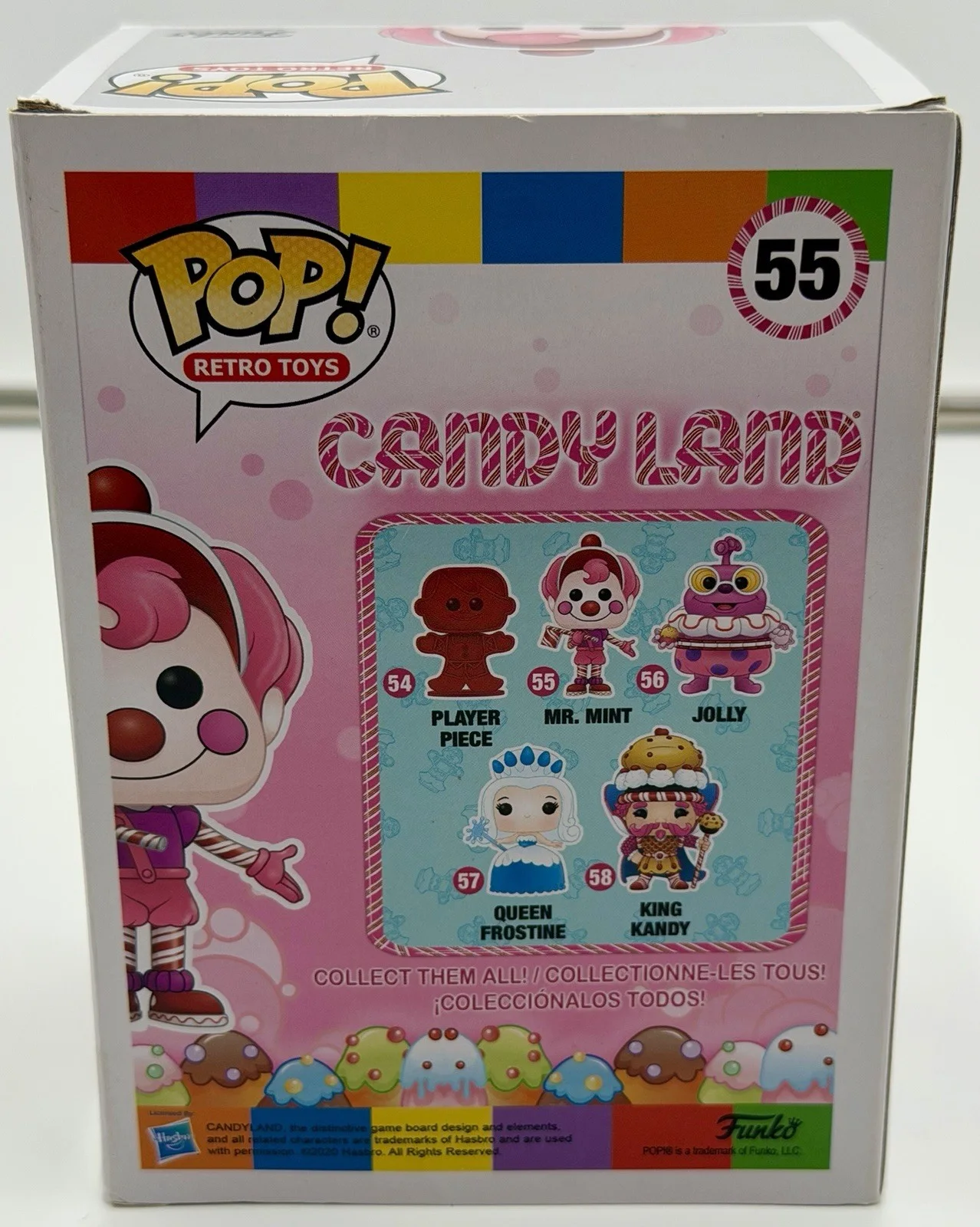 Ian James Corlett — Ian James Corlett Signed Mr. Mint Funko Pop Candy Land #55 GSC COA w/protector, image 4