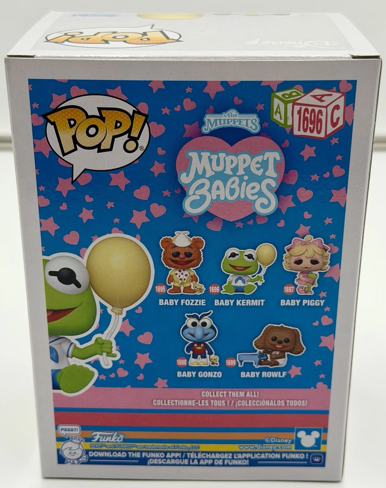 Frank Welker — Frank Welker Signed Baby Kermit Funko Pop Muppet Babies #1696 PC COA w/protector, image 4
