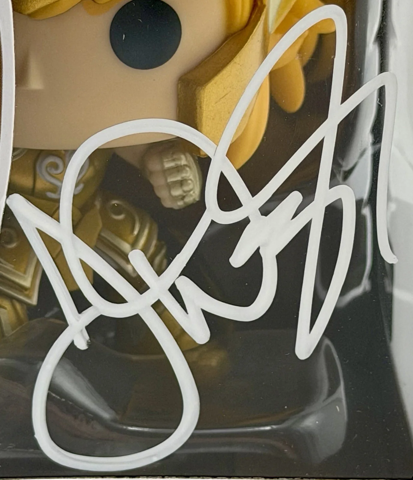 Jason Douglas — Jason Douglas Signed Aquarius Hyoga Funko Pop Saintseiya GSC COA w/protector, image 2