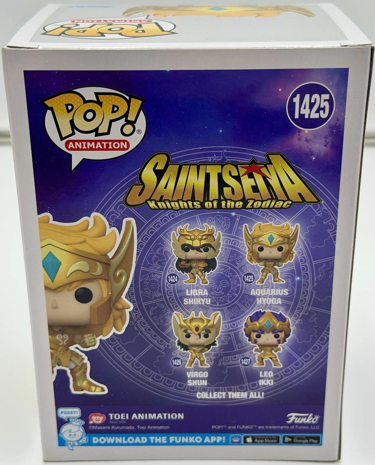Jason Douglas — Jason Douglas Signed Aquarius Hyoga Funko Pop Saintseiya GSC COA w/protector, image 4