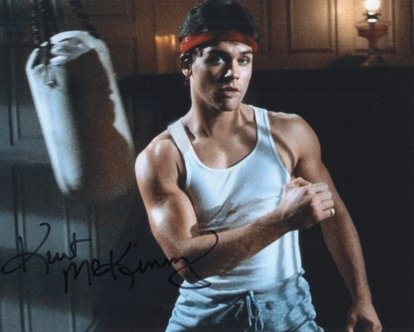 Kurt McKinney — Kurt McKinney signed autographed No Retreat, No Surrender NRNS 8x10 photo