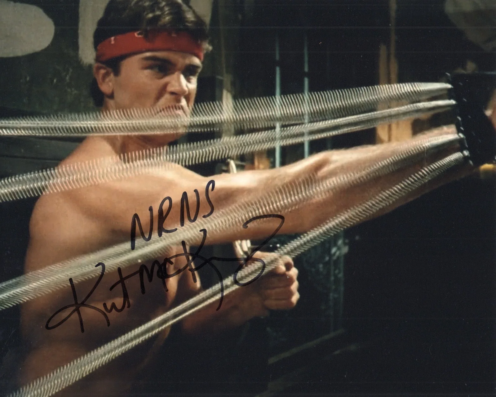 Kurt McKinney — Kurt McKinney signed autographed No Retreat, No Surrender NRNS 8x10 photo #2