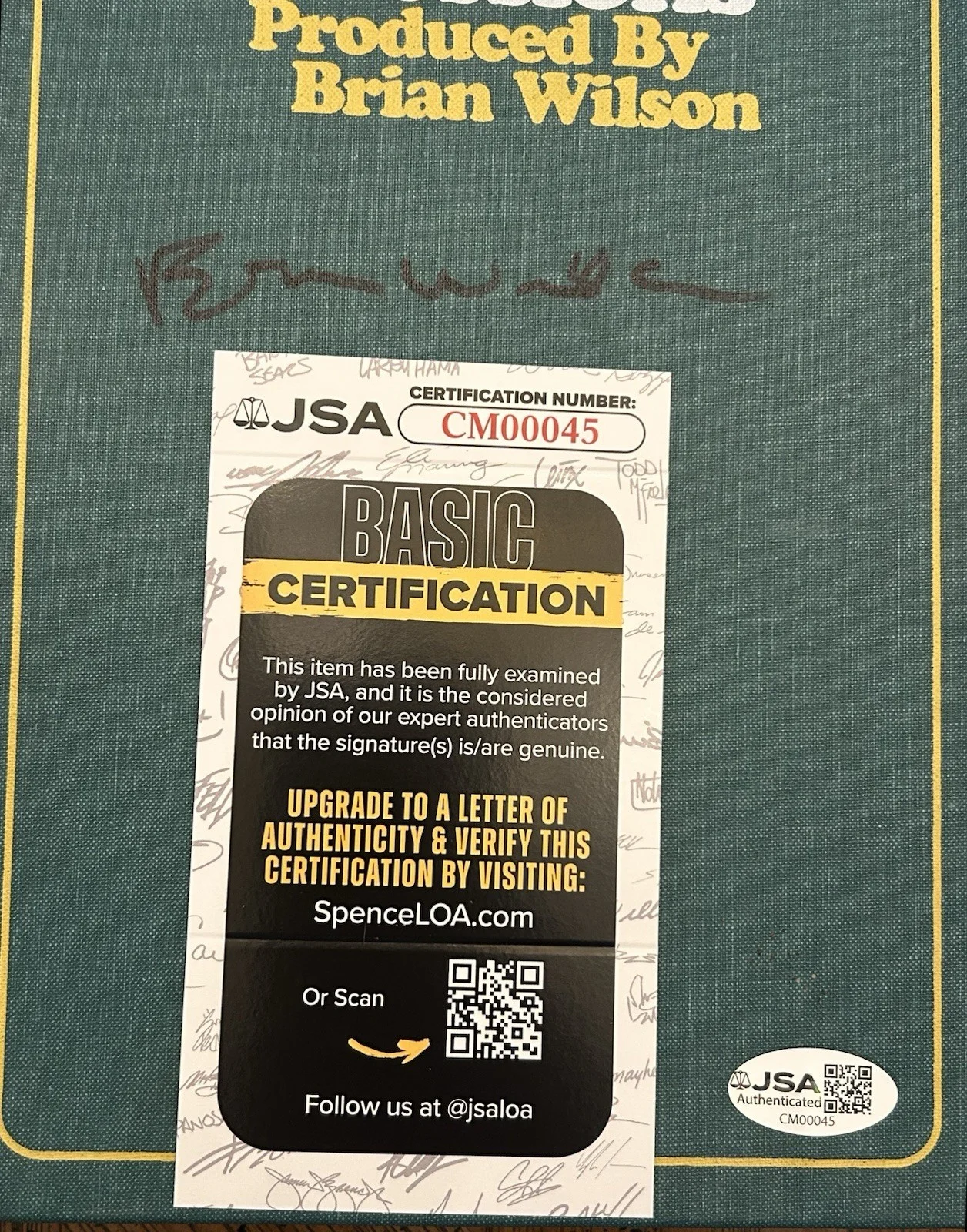 🔥 RARE BRIAN WILSON BEACH BOYS SIGNED PET SOUNDS SESSIONS BOX SET JSA CERT 🔥, image 2