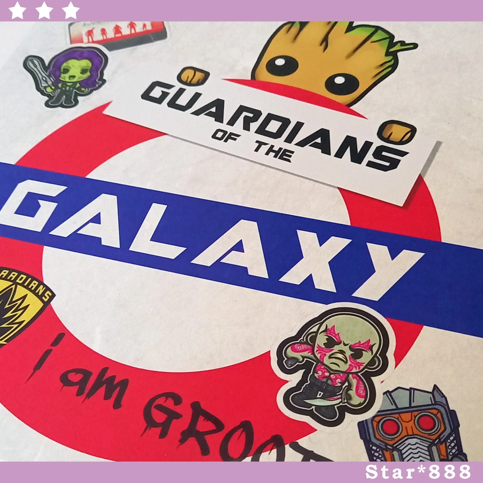 Guardians of the Galaxy Tube Metal Poster Sign Marvel Comic Wall Art, изображение 2