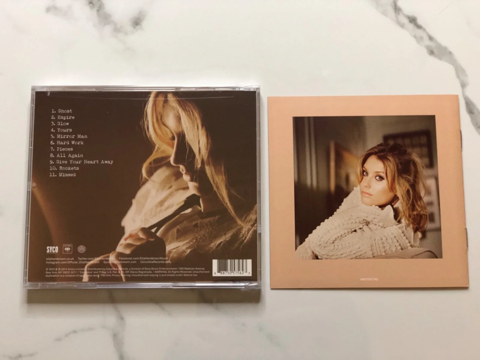 Signed / Autographed Ella Henderson Chapter One BOOKLET + NEW CD X Factor UK, image 2