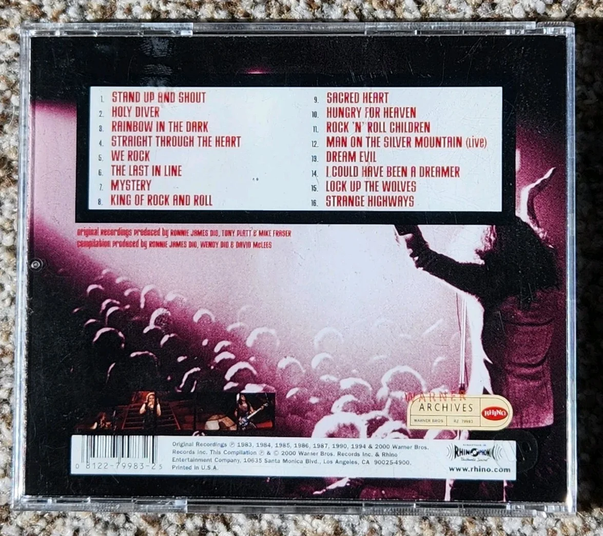 Ronnie James Dio Autographed Signed The Very Beast of Dio CD 🤘🔥, изображение 5