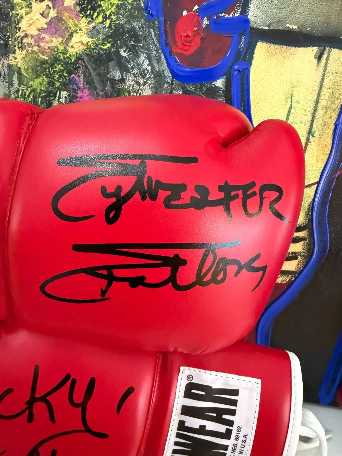 Sylvester Stallone — Sylvester Stallone Rocky Balboa Autographed Tuf Wear Boxing Gloves ASI Proof, изображение 5
