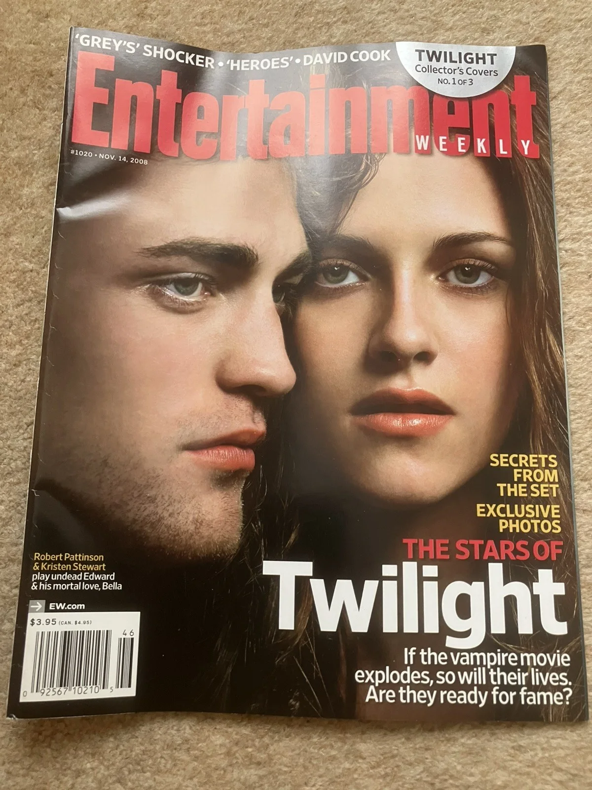 Entertainment Weekly magazine - Twilight Saga - Issue #1020 - 3 collector covers, изображение 4