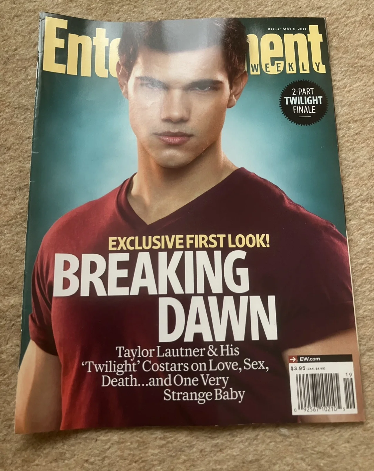 Entertainment Weekly magazine - Twilight Breaking Dawn - Issue #1153 - 2 covers, image 2